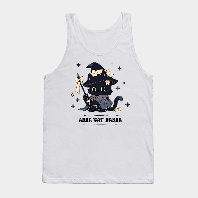 Wizard Cat - ABRA 'CAT' DABRA - Tank Top by ImativaDesign